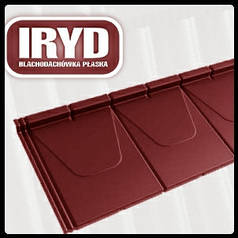IRYD — Модульна плоска черепиця (Purmat) RAL 3005