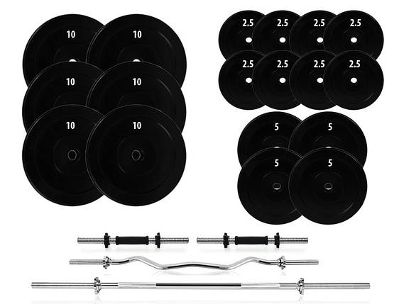 Набір штанга + гантелі розбірні 119 кг., фото 2