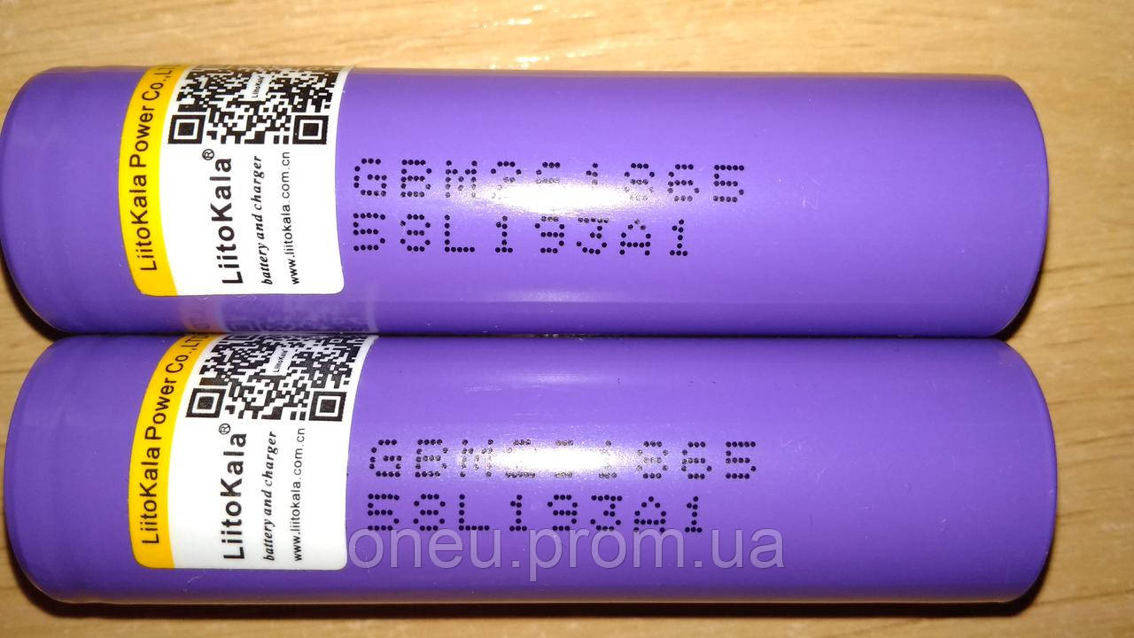 Высокотоковый аккумулятор 18650 Liitokala IIСR18650-M26 (GBM261865) 2600 mAh новый Оригинал - фото 1 - id-p1407143281