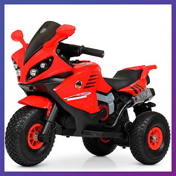 Дитячий електро мотоцикл триколісний на акумуляторі Bambi Racer M 4216 для дітей 3-8 років червоний