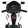 Дитячий електро мотоцикл триколісний на акумуляторі Bambi Racer M 4216 для дітей 3-8 років білий, фото 6