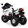 Дитячий електро мотоцикл триколісний на акумуляторі Bambi Racer M 4216 для дітей 3-8 років білий, фото 8