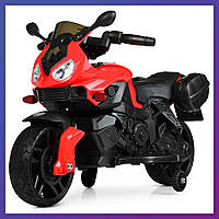 Детский электро мотоцикл на аккумуляторе BMW M 4080 для детей 3-8 лет красный