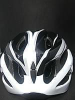 Вело шолом біло-синій TK-006 Feel Fit Біло-чорний