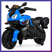 Детский электро мотоцикл на аккумуляторе BMW M 4080 для детей 3-8 лет синий