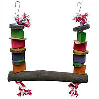 Flamingo Parrot Toy Swing 30х4,5х33 см Фламінго гойдалки для великих папуг