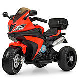 Дитячий електро мотоцикл на акумуляторі Bambi Racer M 4195 для дітей 3-8 років червоний, фото 2