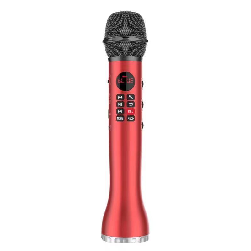 Бездротовий мікрофон для караоке MicMagic L-598 9 Вт Червоний портативний Bluetooth мікрофон