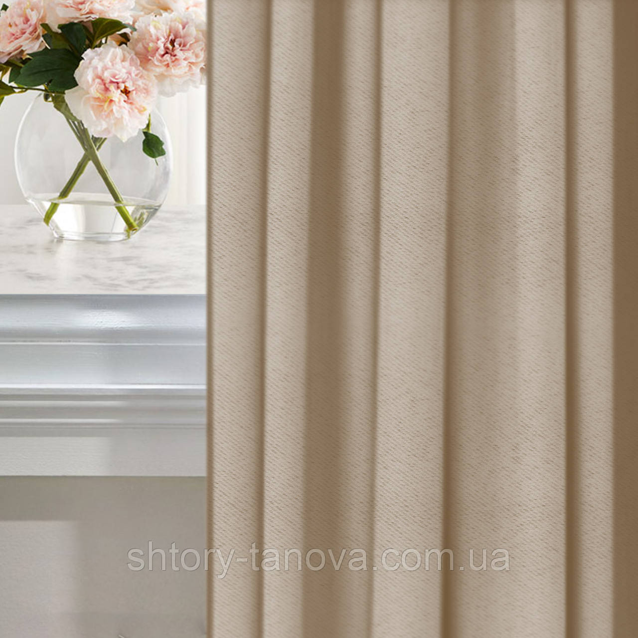 Тканина блекаут від сонця в спальню, дитячу, зал, матеріал на штори blackout однотонний, фото 1