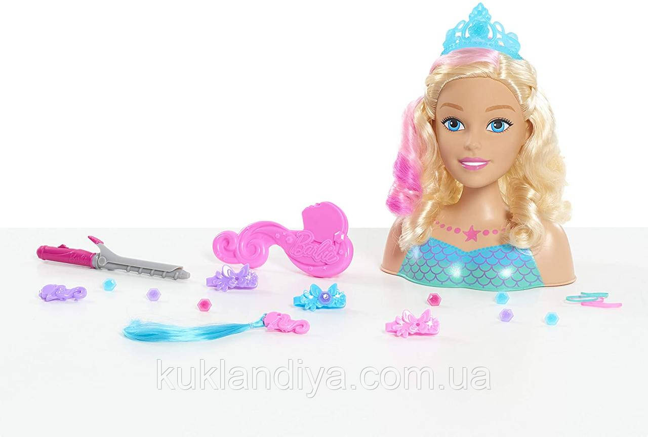 Barbie Styling Head Барбі-русалочка манекен для зачісок