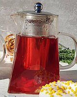 Чайник для заварювання чаю 750 мл EDENBERG EB-19022 Чайник заварник скляний