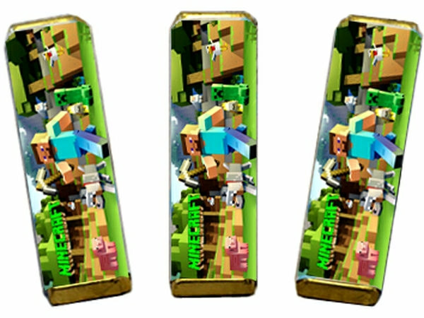 Наклейка - Этикетка на Батончик " Майнкрафт ( Minecraft ) " , Размер ...