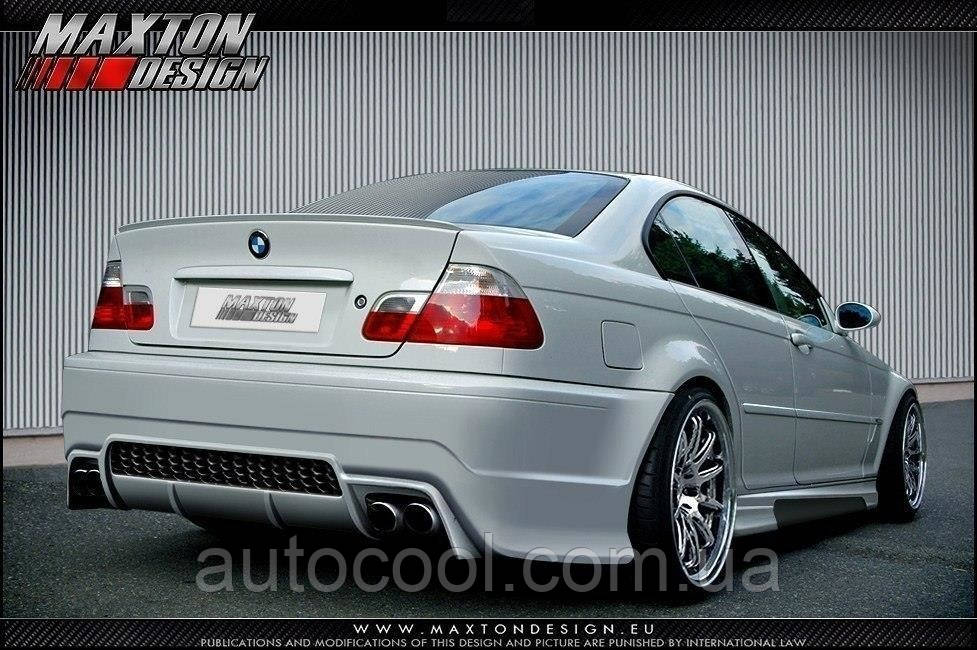 Задній тюнінг бампер BMW 3 серії E46 седан 1998-2007 г., фото 1