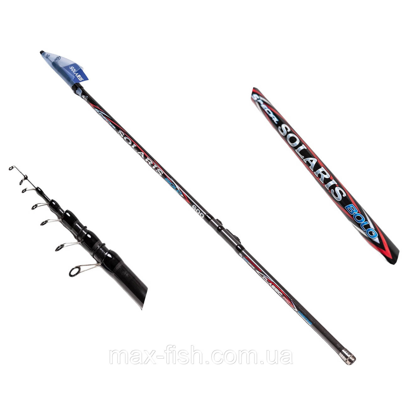 Вудка 6м SOLARIS Classic PRO тест 20-50г Карбон Вага 345 г