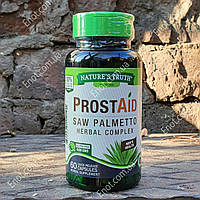 Для простаты Nature's Truth ProstAid Saw Palmetto Herbal Complex (Пальметто) 60 капсул