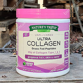 Колаген Порошок Nature's Truth Ultra Collagen Powder 20 г Type 1 & 3 198 г