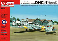 Пластикова модель 1/72 AZ model 7559 Канадський літак De Havilland Canada DHC-1 Chipmunk T.10