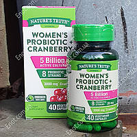 Пробиотик для женщин Nature's Truth Women's Probiotic + Cranberry 40 капсул (Клюква)