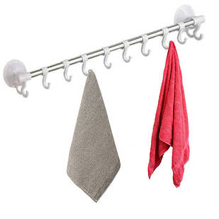 Підвісна вішалка для рушників Hanging Rod Hook Towel SQ1918 № G09-74 Біла