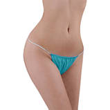 Трусики одноразові 50 штук блакитні, фото 9