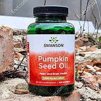 Масло из семян тыквы Swanson Pumpkin Seed 1000 мг 100 гелевых капсул