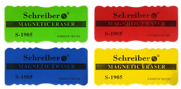 Губка для дошки сухостиральна, прямокутна, 4 кольори 13 х 6 см S-1905