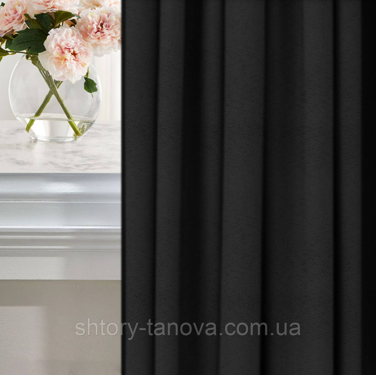 Тканина блекаут від сонця в спальню, дитячу, зал, матеріал на штори blackout однотонний, фото 1