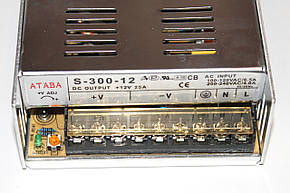 Блок живлення Ataba S-300-12 12 V 25 A, фото 3