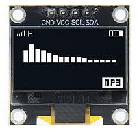 Индикатор OLED 0.96" 128x64 белый V2