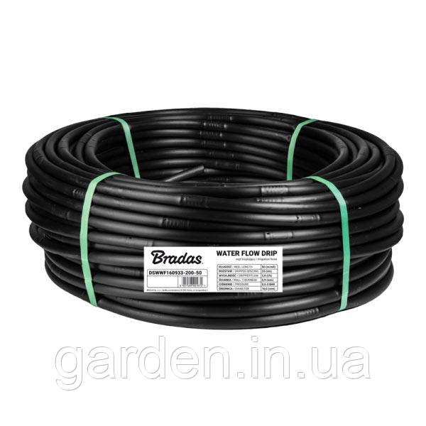 Трубка крапельна Ø 16мм / 0,9мм / 33см / 2 л/год – WATER FLOW DRIP – 100 м, DSWWF160933-200-100