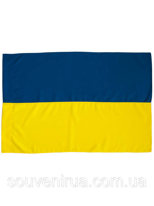 Прапор України габардиновий без тризубця 135*90 см KD006141-1 (Флаги України), фото 1