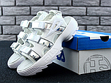 Жіночі сандалії Fila Disruptor 2 Sandal Summer Shoes Silver FS1HTZ3093W, фото 3