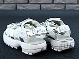 Жіночі сандалії Fila Disruptor 2 Sandal Summer Shoes Silver FS1HTZ3093W, фото 6