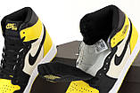 Кросівки чоловічі Air Jordan 1 Retro High Yellow Toe AR1020-700, фото 5