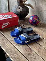 Чоловічі шльопанцы Nіkе Sport Slide Black/Blue/White ALL05802