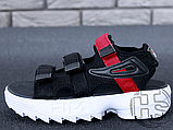 Жіночі сандалії Fila Disruptor 2 Sandal Summer Shoes Black White BW13HT, фото 3