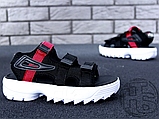 Жіночі сандалії Fila Disruptor 2 Sandal Summer Shoes Black White BW13HT, фото 7