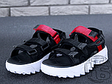 Жіночі сандалії Fila Disruptor 2 Sandal Summer Shoes Black White BW13HT, фото 9