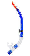 Трубка для дайвинга и плавания Dolvor SN01Р, Серый: Gsport Синий