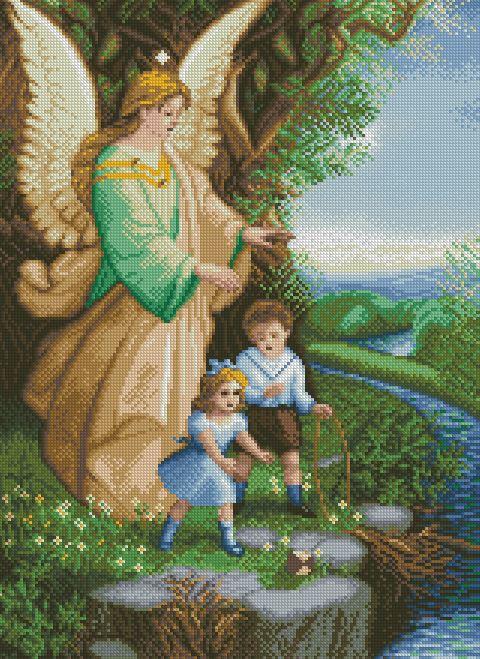 DM-395 Набір діамантової мозаїки Янгол Охоронець, Ні