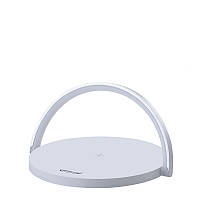 Светильник с беспроводной зарядкой для телефона led light 10w Fast Wireless Charger Pad wc0077