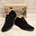 Чоловічі шкіряні літні туфлі VanKristi classic black, фото 6