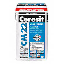 Клей CERESIT CM 22 Mega Format Flexible, 25 кг