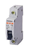 Автоматичний вимикач ENERGIO SP 1P C 10А 4.5кА