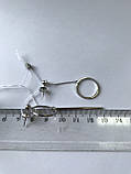 Срібні жіночі сережки вага в наявності, фото 3