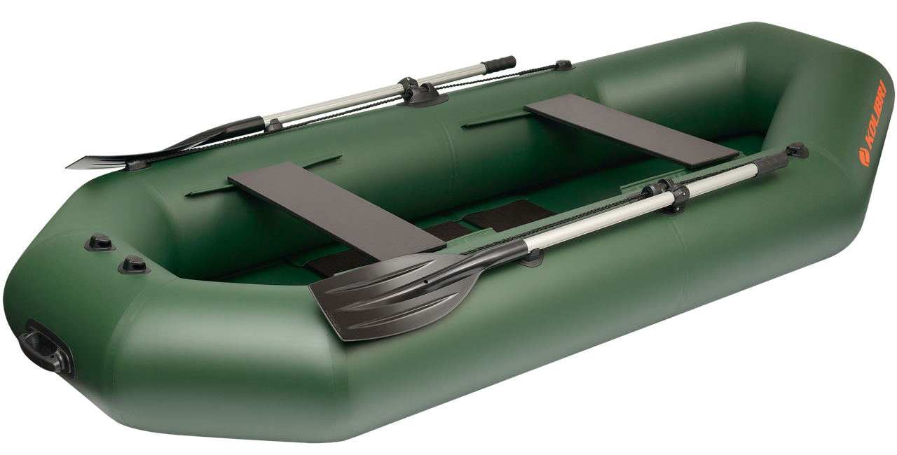 Надувний човен ПВХ Kolibri K-280Т (слань-килимок). Купити надувний човен Колібрі 280Т. Двомісні гребні