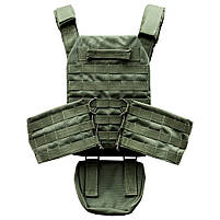 Плитоноска (Plate Carrier KARGO) OLIVE з напашным подсумком, фото 4
