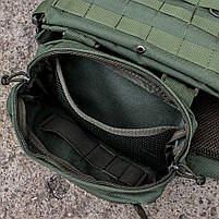 Плитоноска (Plate Carrier KARGO) OLIVE з напашным подсумком, фото 7