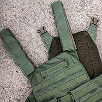 Плитоноска (Plate Carrier KARGO) OLIVE з напашным подсумком, фото 9