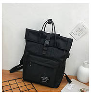 Універсальний стильний молодіжний місткий рюкзак-сумка з відділом для ноутбука Urban з USB , 6 кольорів чорний